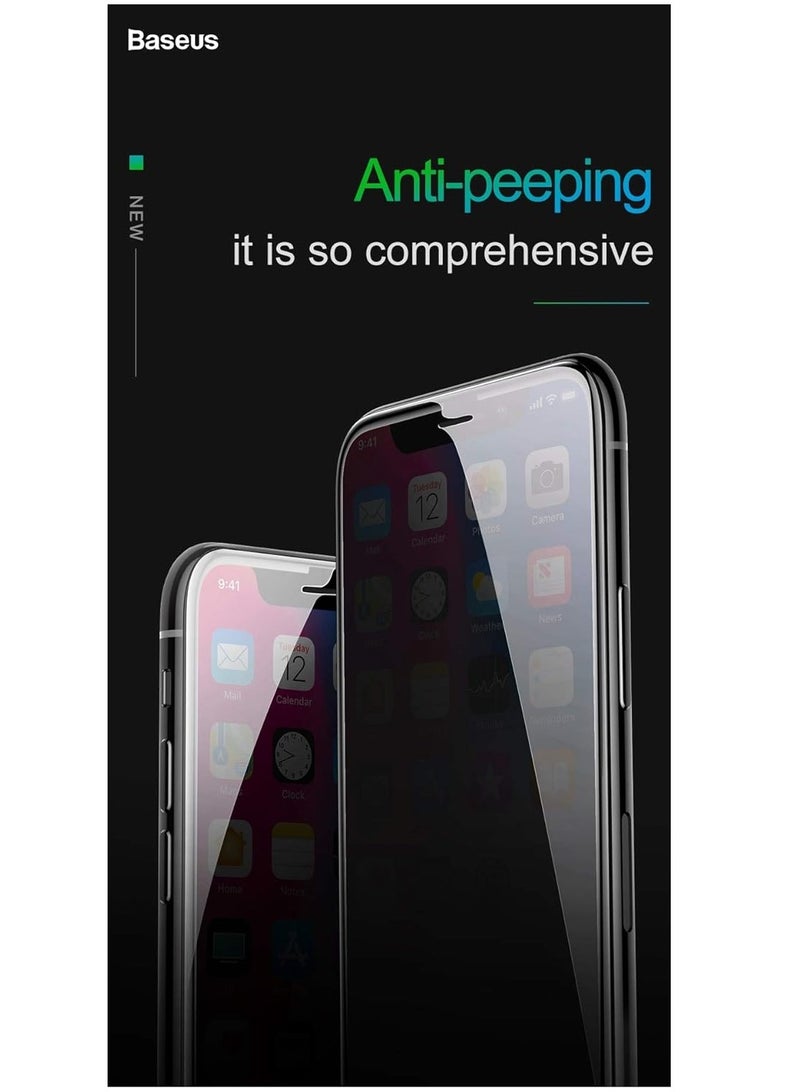 ELTRAZONE Privacy Glass Screen Protector compatible with IPhone 12 Pro Max - Image 2