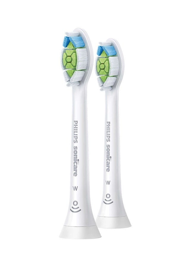Philips Sonicare Diamond Clean Replacement Tip Standard Size, 2-Pack, White - Image 1