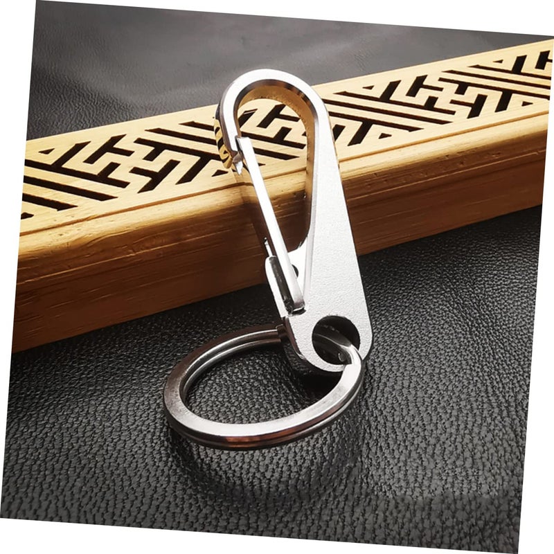 Heavy Duty Carabiner Keychain Keyring Set Of 4 For Keys Belt Knob - Image 5
