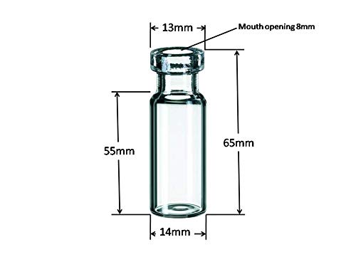Ritedeal Plain neck glass vial glass bottle transparent quality neutral glass for medicine liquid storage 144 bottles per box 8ml Two dram glass vial with plastic cork - Image 5