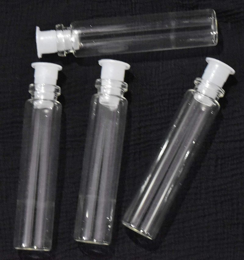 Ritedeal Plain neck glass vial glass bottle transparent quality neutral glass for medicine liquid storage 144 bottles per box 8ml Two dram glass vial with plastic cork - Image 3