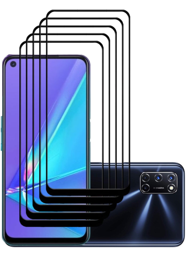 ACLIX 5 Pieces Antistatic ESD Dustproof Premium Quality High Definition Tempered Glass Screen Protector Designed For Oppo A92 - Image 1
