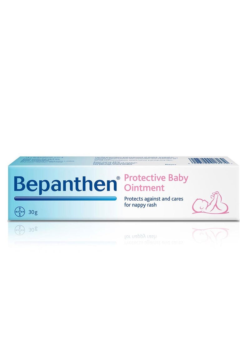 Bepanthen Protective Baby Ointment Prevent Against & Care of Nappy Rash 30g  - Image 1