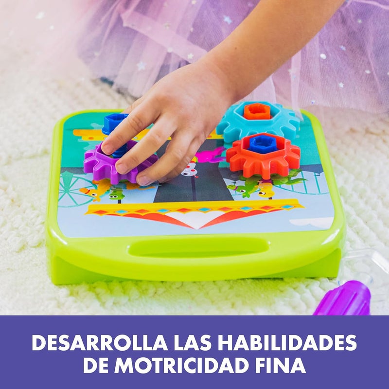 Educational Insights Design & Drill Gears Workshop - 55 Pieces with Electric Toy Drill, STEM Toy for Kids Ages 3+ - Image 3