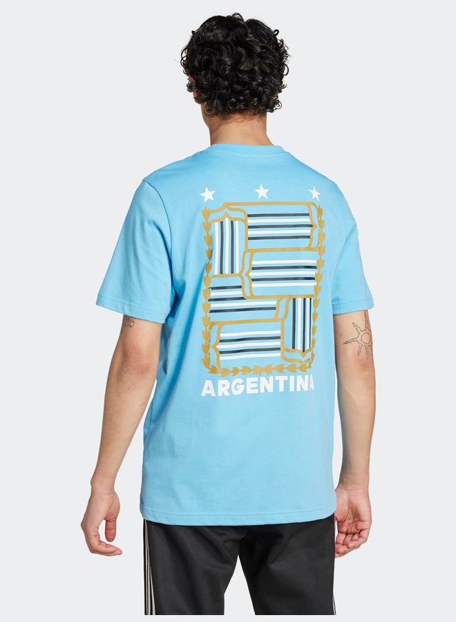 Adidas Argentina Football Fan Graphic T-Shirt - Image 3