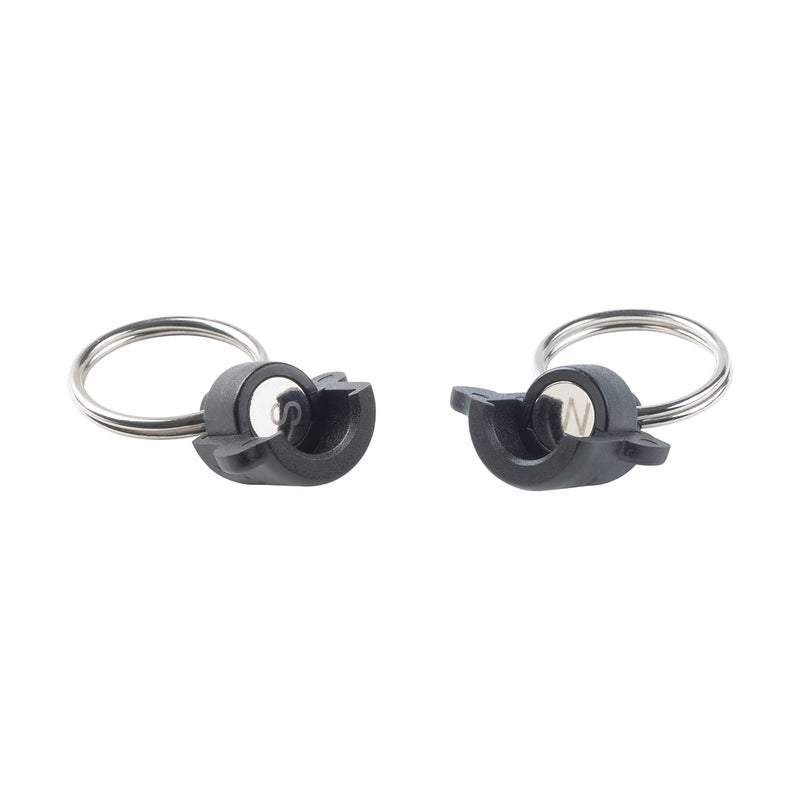 NITE IZE Nite Ize Polycarbonate Keyring 360 Magnetic Quick Connector, Magnetic Locking Split Rings for Keys  - Image 3