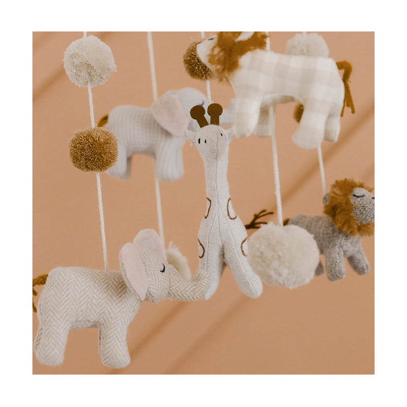 Crane Baby Safari Nursery Ceiling Hanging Decor Boho Jungle Animals Room Decor for Babies Crane Baby, Safari Nursery Decor for Boys and Girls, Ceiling Hanging, 11" x 28", Jungle Nursery Decor - Image 5