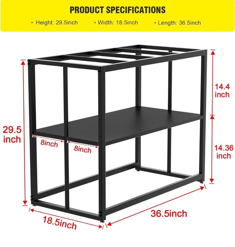 Bugaki Fish tank stand | aquarium decoration | metal stand - Image 2
