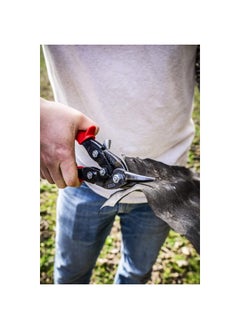Generic Wiss M1R 248Mm 9 3 4 Inch Metalmaster Compound Action Aviation Snips Cuts Straight To Left Red  - Image 5