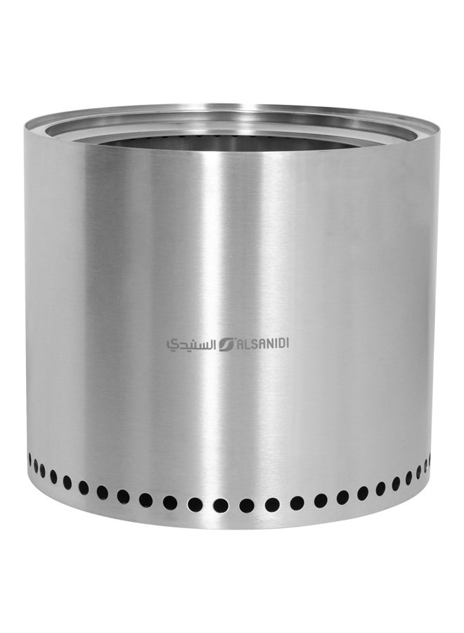 AL SANIDI موقد إشعال الحطب المذهل، فضي، الحجم 38*32.5 سم - Image 3