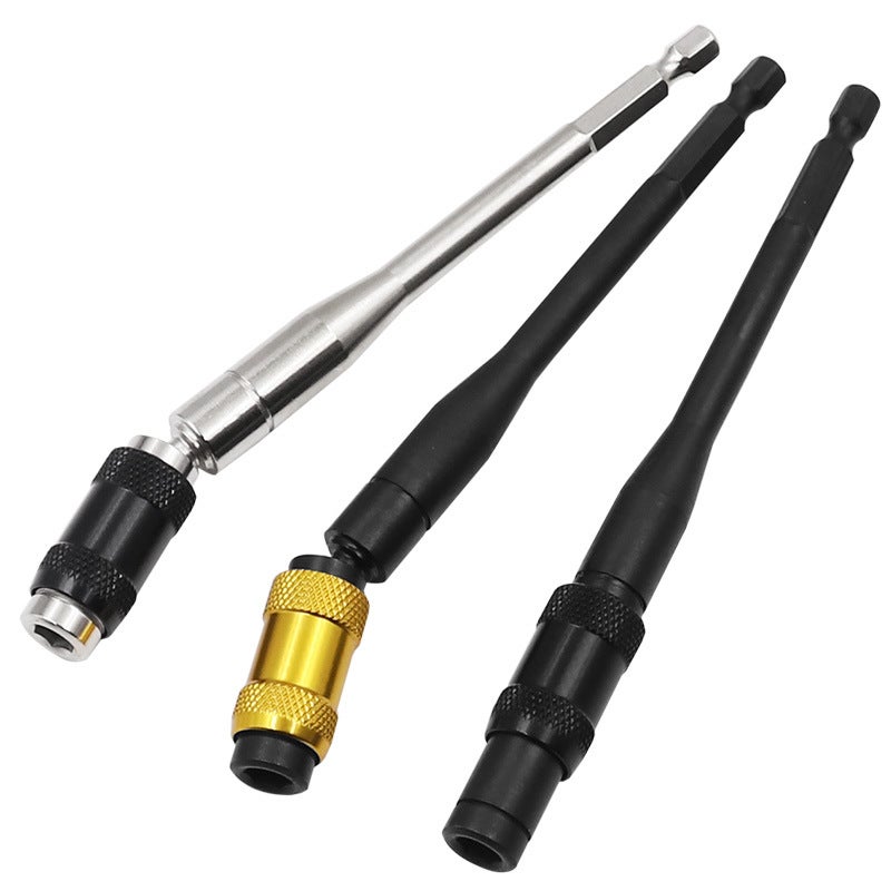 Quick Adapter Rod Bit Extension Rod Electric Screwdriver 145mm Extended Hexagonal Handle Quick Release Self-Locking Rod(Hexagon handle quick release self-locking Rod-) - Image 3
