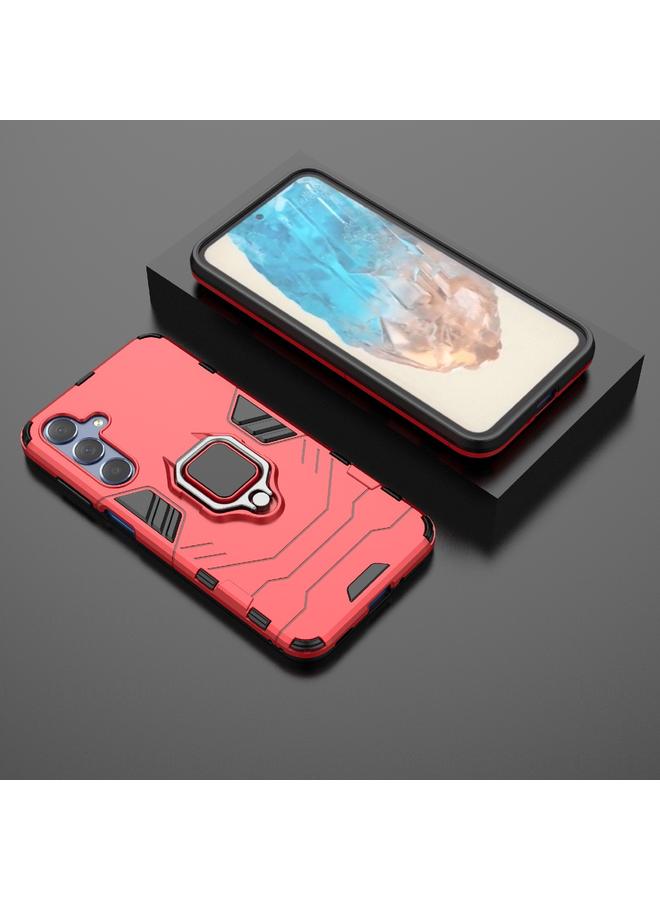 اس-توب جراب لهاتف Samsung Galaxy M35 PC + جراب هاتف واقٍ مقاوم للصدمات من مادة TPU مع حامل حلقي مغناطيسي - Image 2