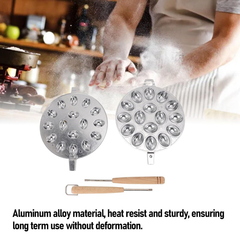 Oval Cookie Mold Non Stick 16 Cavity Home Bakery Style 1 - Image 4