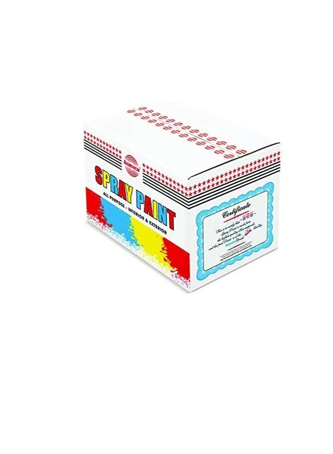 اسماكو Asmaco بخاخ طلاء كروم سيلفر - 12 قطعة في 1 علبة - Image 3