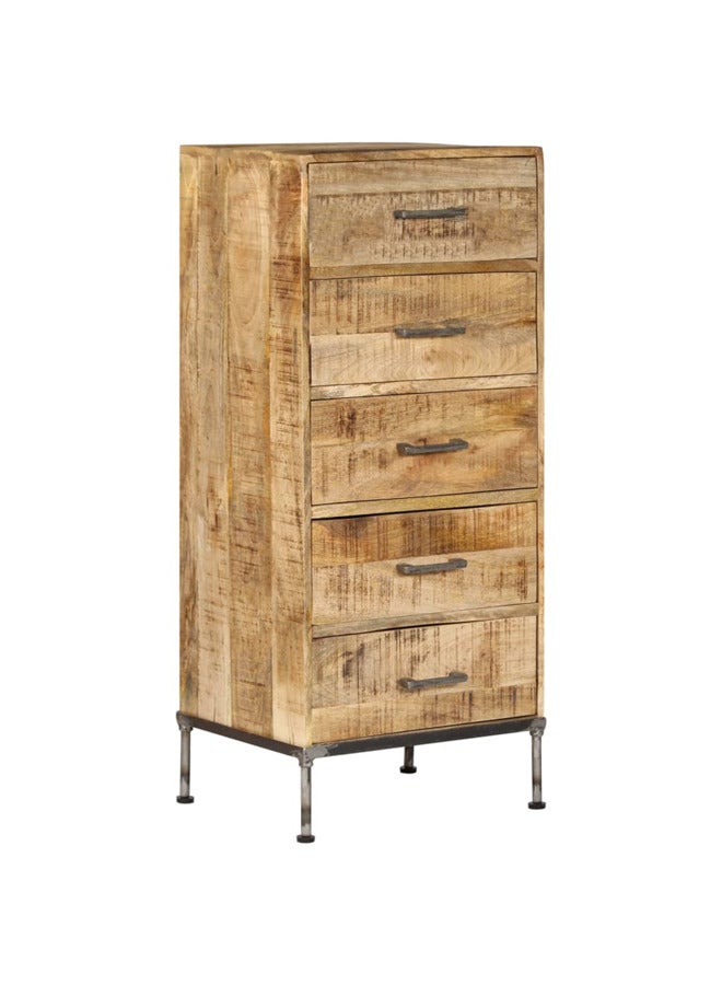 فيداكسل خزانة أدراج 45×35×106 سم خشب مانجو صلب 247806 - Image 1