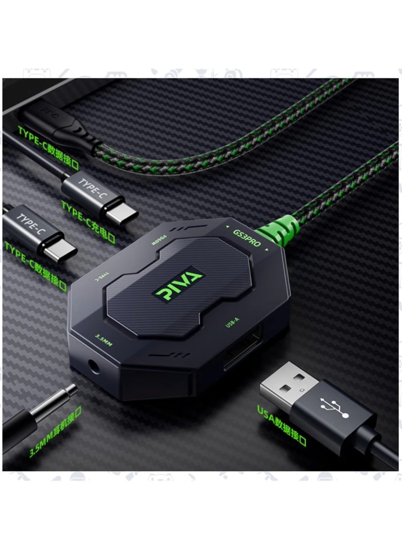 piva PIVA PIVA GS3 PRO-Z  4 in 1 Type C Cable 32bit Audio Support 60W Charging Power  - Image 2