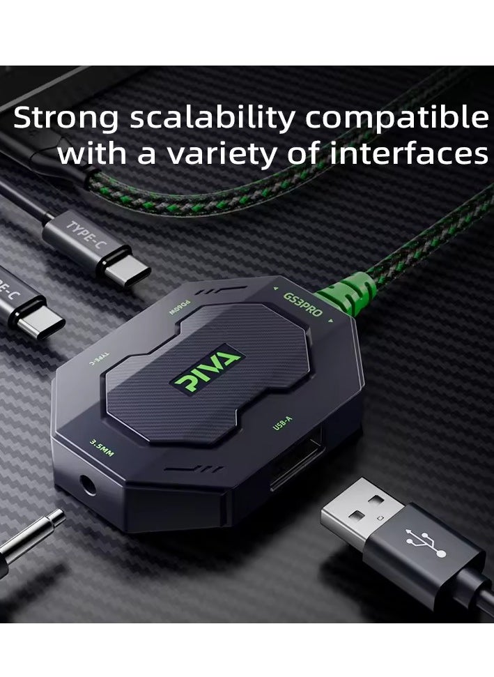 piva PIVA PIVA GS3 PRO-Z  4 in 1 Type C Cable 32bit Audio Support 60W Charging Power  - Image 4