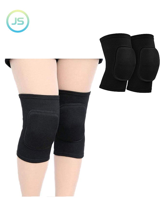 JS Volleball Knee Pads for Dancer, Protective Knee Pads for Adult kids, Soft Breathable Knee Pads for Football Yoga GYM Baketball Skating - Image 1