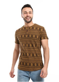 Mens T- Shirt With Half Sleeves And Round Neck