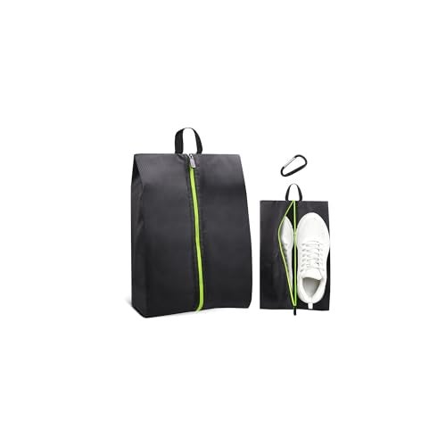 Rolitwils Roliwils Smell Proof Shoe Cleat Bag with Reinforced Handle Odorresistant Cleat Bag with Carabiner Travel Shoe Organizer for Men Baseball Soccer Footwear Storage - Image 1