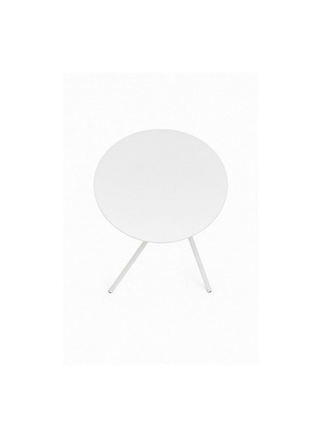 YI ONE Corner Table – Round White Powder-Coated Top with Metal Legs, 500×500×600 mm, Indoor & Outdoor Side Table for Sofa, Bed, Office & Home - Image 5