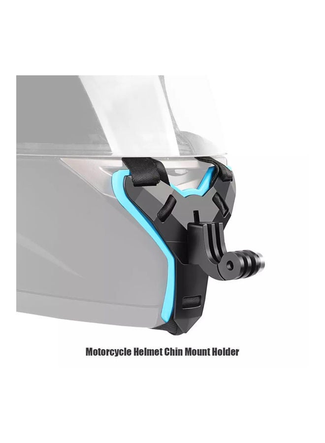 Motorcycle Helmet Chin Mount Holder For Sports Camera Mobile Phone - Image 2