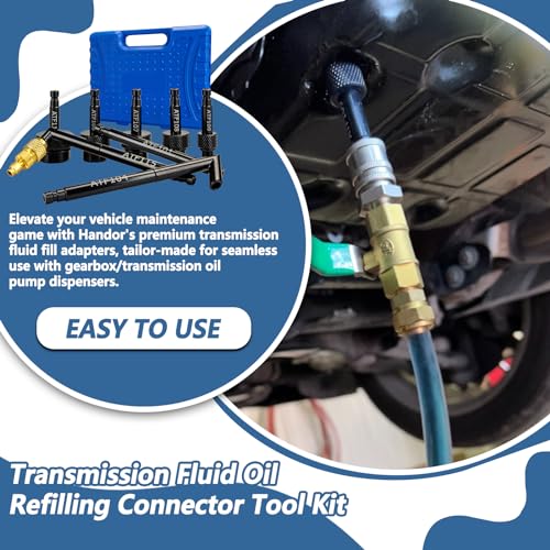 Handor Transmission Fluid Fill Adapter ATF Filler, Transmission Fluid Oil Refilling Connector Tool Kit for Fo-rd - Image 5