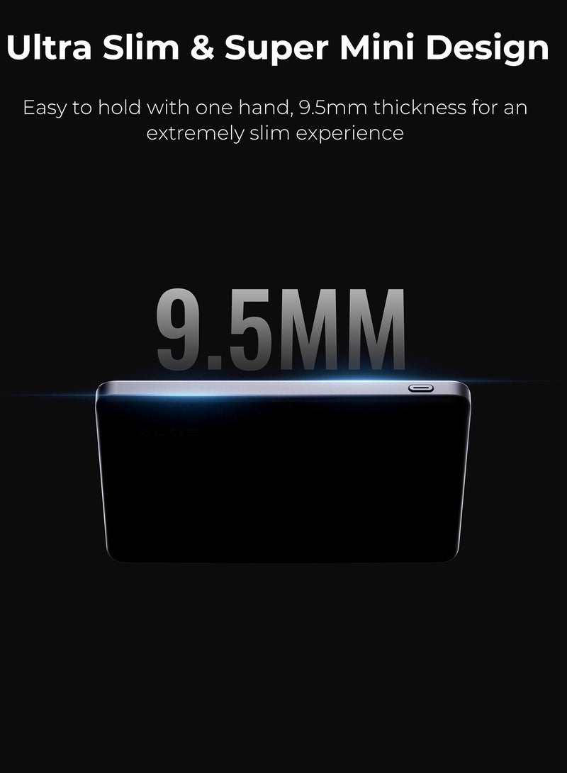 Brave Magnetic 5,000mAh Power Bank with Stand, Compact & Super Slim Wireless Portable Charger, 20W Fast Charging, USB-C, MagSafe-Compatible for iPhone 16 Pro/Max/Plus, 15/14/13/12 Series, Samsung Galaxy S24/23/22 & More - Portable, Fast, Efficient Charging Solution - Image 3