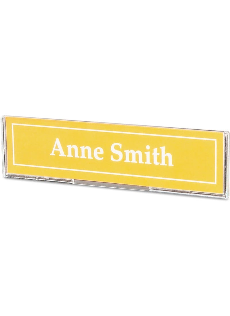 Deflecto deflecto Superior Image Cubicle Nameplate Sign Holder 85 x 2 Insert Clear 