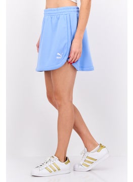 PUMA Women Embroidered Logo Training Skirt, Blue  - Image 2