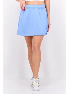 PUMA Women Embroidered Logo Training Skirt, Blue  - Image 1