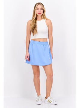 PUMA Women Embroidered Logo Training Skirt, Blue  - Image 3