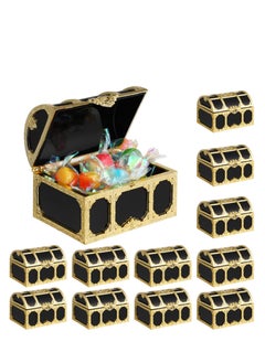 12Pcs Pirate Treasure Chests Plastic Candy Storage Boxes Treasure Chest Toys Vintage Pirate Jewelry Box Games Toy Set Pirate Birthday Party Favors Supplies for Boys Girls Halloween Party - pzsku/Z471EAB1F8049A6F43BFBZ/45/_/1699695801/ed3015cd-6ee0-4335-92c3-ea1a7c970088