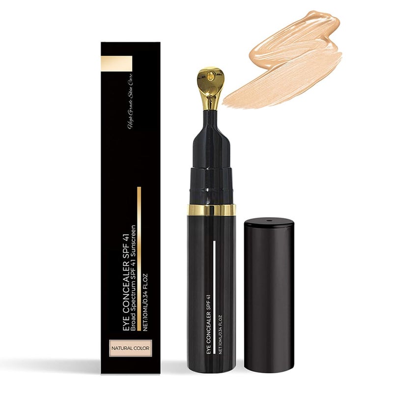 FYEBOO Eye Corrector SPF 41, Eye Concealer For Dark Circles, Under Eye Corrector Cream, Moisturizing Eye Essence Cream for All Skin Type (01# Natural) - Image 1