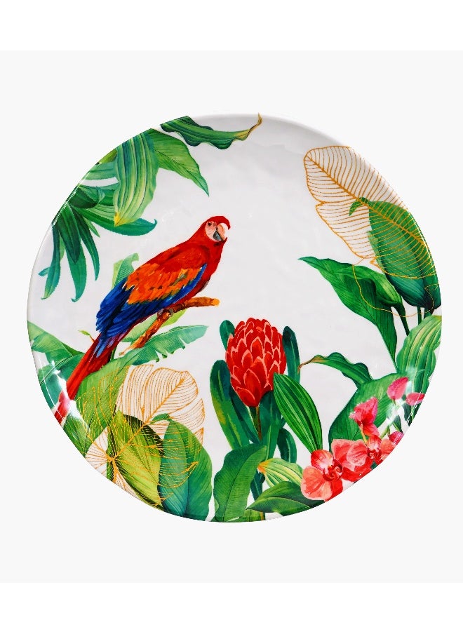 Roomours - Parrot 28 cm Dinner Plate Melamine 1 Pieces - Image 1