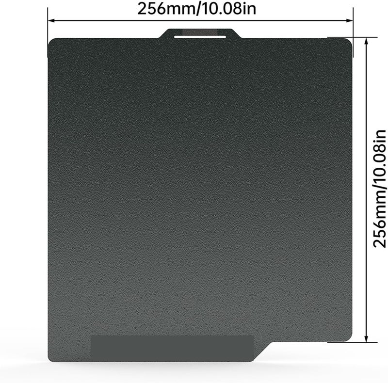 Build Plate CryoGrip Coating No Clog 256x256mm Spring Steel Double-Sided Textured Compatible for BambuLab P1 X1 3D Printer(CryoGrip Plate,2.25mm) - Image 4