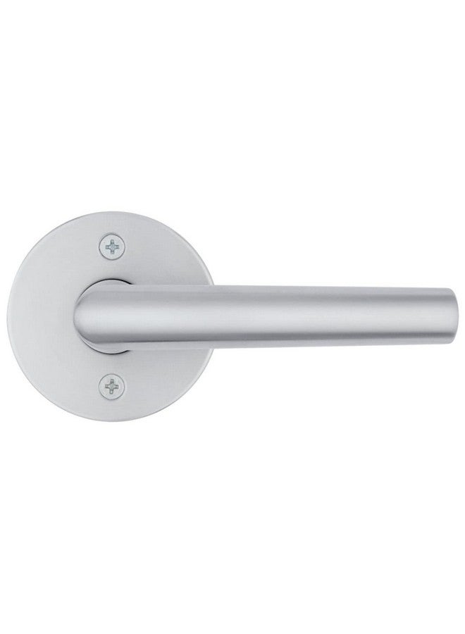 Kwikset Milan Interior Passage Door Handle, Lever For Closet and Hallway Doors, Reversible Non-Locking Handle Lever, Satin Nickel - Image 5