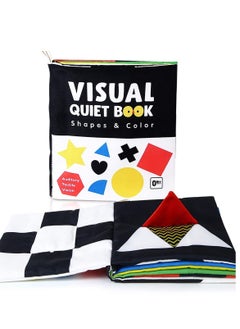 Y&D Soft Baby Books High Contrast Black and White Non-toxic Fabric Touch Feel Crinkle Cloth Early Educational Stimulation Toys for Infants Toddlers, Girl Boy Gift  - Image 1