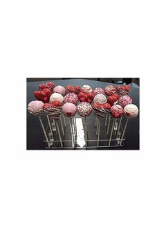 Y&D Cake Pop Display Stand, 21 Hole Clear Acrylic Lollipop Holder Weddings  - Image 2