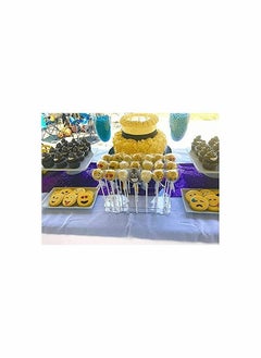 Y&D Cake Pop Display Stand, 21 Hole Clear Acrylic Lollipop Holder Weddings  - Image 3
