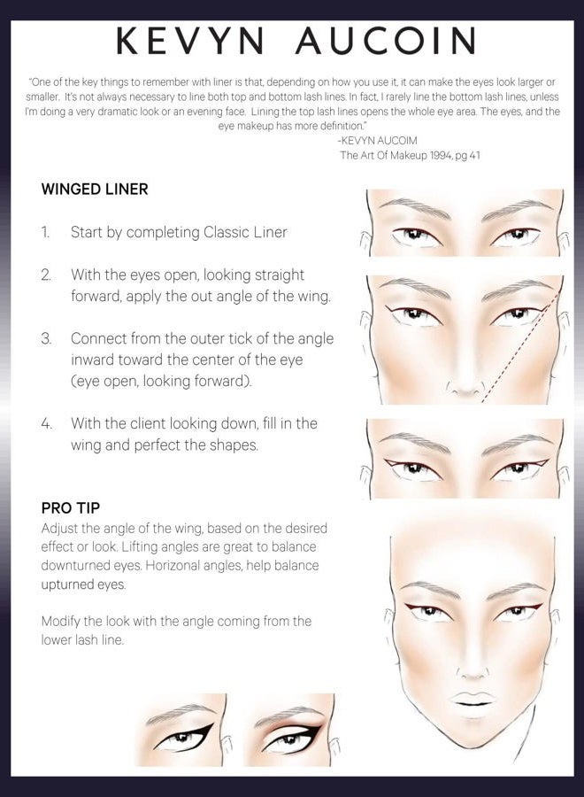 Kevyn Aucoin The Precision Liquid Liner, Black: Easy use with a glide-on felt tip eyeliner. Ultrafine precise applicator for sharp lines. Light to heavy application. Smudge-proof. All day long wear. - Image 5