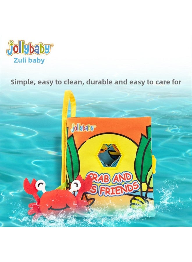 Jollybaby Hole Cloth Book Baby Early Education Baby Cloth Book Tear Not Rot Infant 0-1 Year Old Toy Puzzle-Color:Cave Cloth Book-Caterpillar  - Image 5