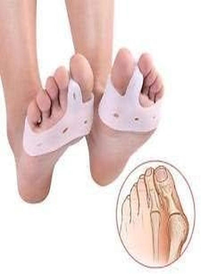 Dkriva فاصل أصابع القدم من دكريفا، واقي من انحراف إبهام القدم. أداة لتعديل القدم، واقي من انحراف إبهام القدم، أداة للعناية بالقدم، سيليكون (زوج واحد) (متعدد الألوان). - Image 4