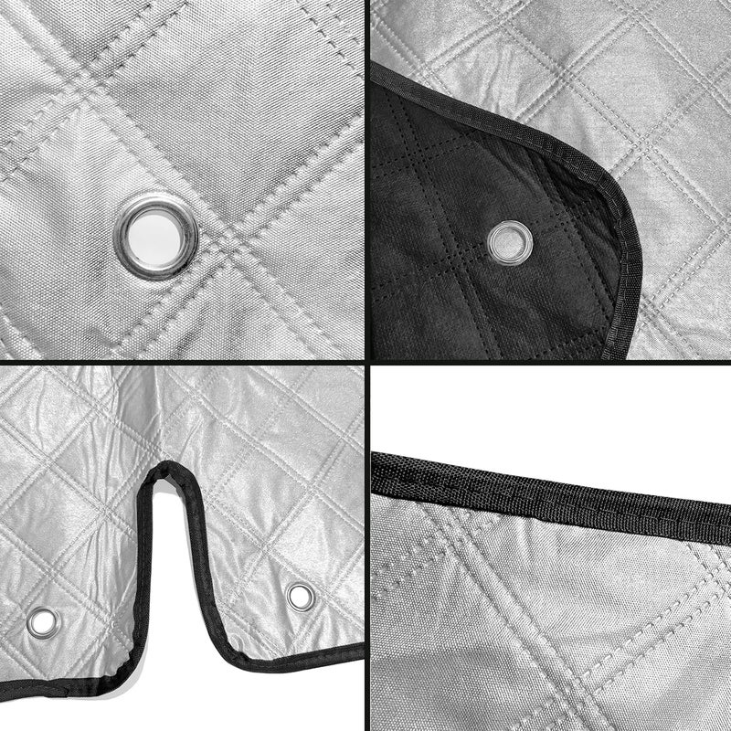 LC-AUTO Car Windshield Cover Sunshade for Fiat Ducato - Internal Thermal Blind Front Windows Screen Cover - Image 2