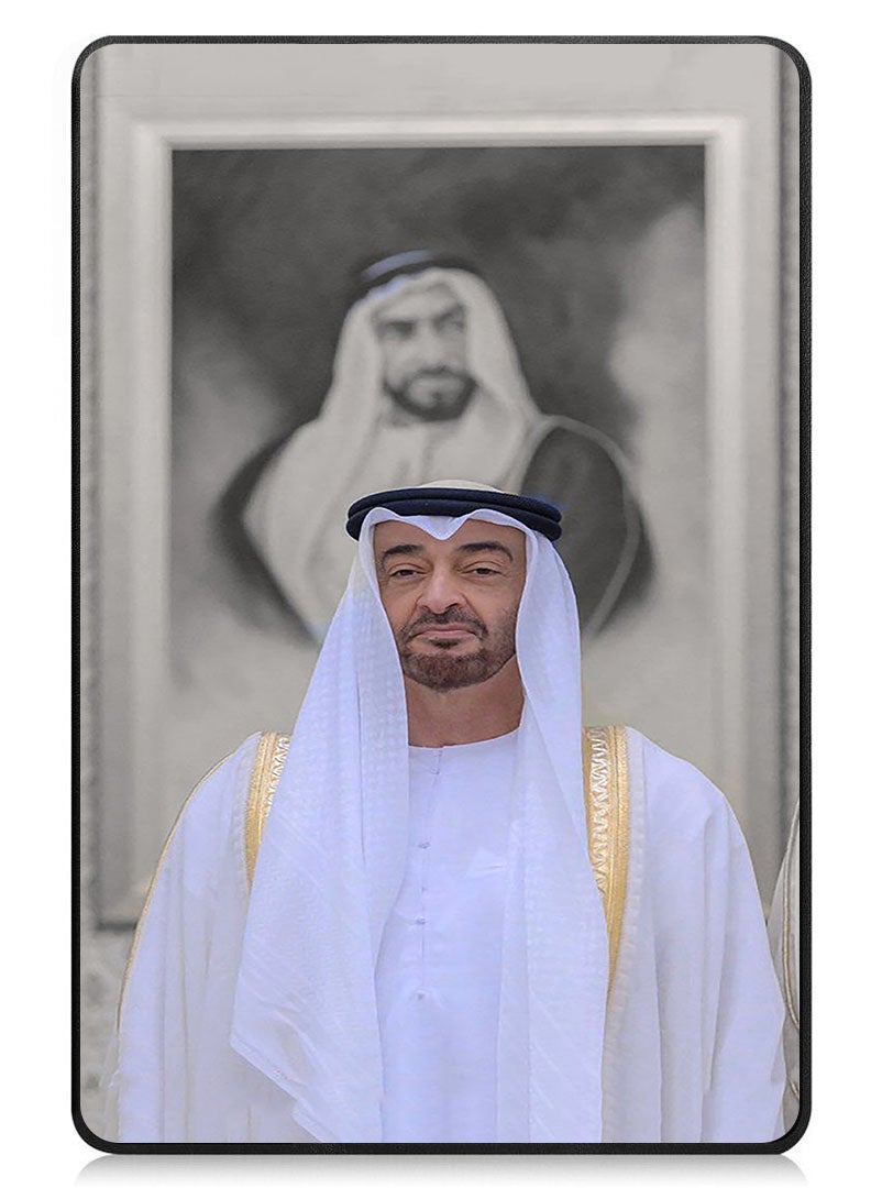 Theodor Protective Flip Case For Lenovo Tab M8 (4th Gen) - 2023 With Trifold Stand Auto Wake Sleep Shockproof Cover Mohammed Bin Zayed - Image 1