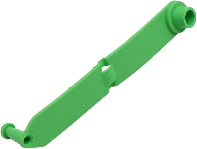 Green Animal Ear Tags 100 Pcs Custom Number Copper Head ID Cards for Sheep Goat Rabbit - Image 1