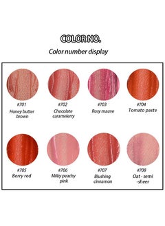 Handaiyan Lipstick Set Matte Liquid Lipsticks Makeup For Women Velvet Long Lasting Waterproof Highly Pigmented Colour Quick-Drying, Smudge-Proof, Nourishes, Conditions,Ultra Soft Moisturizes  - Image 2