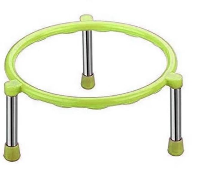Puno PUNO Pot Stainless Steel Legs Single Ring Matka Stand 12 Pieces - Image 3