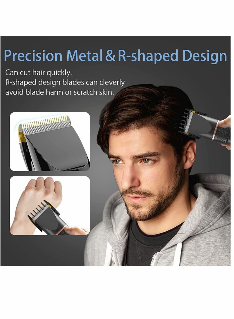 Hair Clippers, Trimmer Kit, SYOSI The LCD Trimmer, for Men, Clippers Cutting, Home Cut Cordless Barber Grooming Sets - Image 3