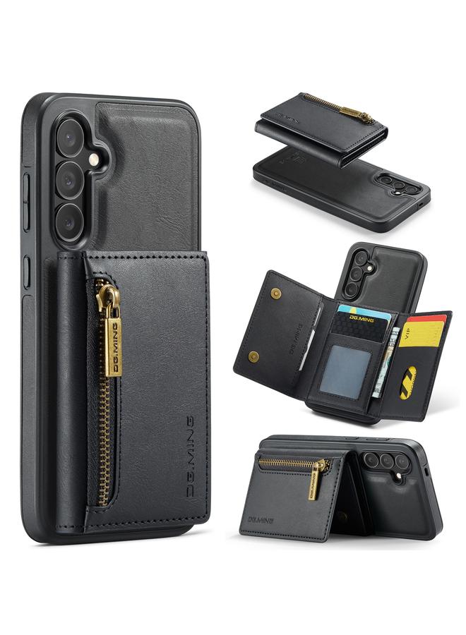 Dg Ming Case For Samsung Galaxy S24 5G M5 Series Zip RFID Multi Card Detachable Leather Phone Case - Image 1